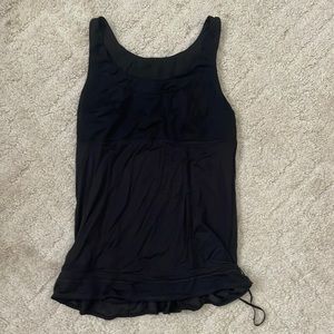 Black Lululemon Adjustable Tank Top
